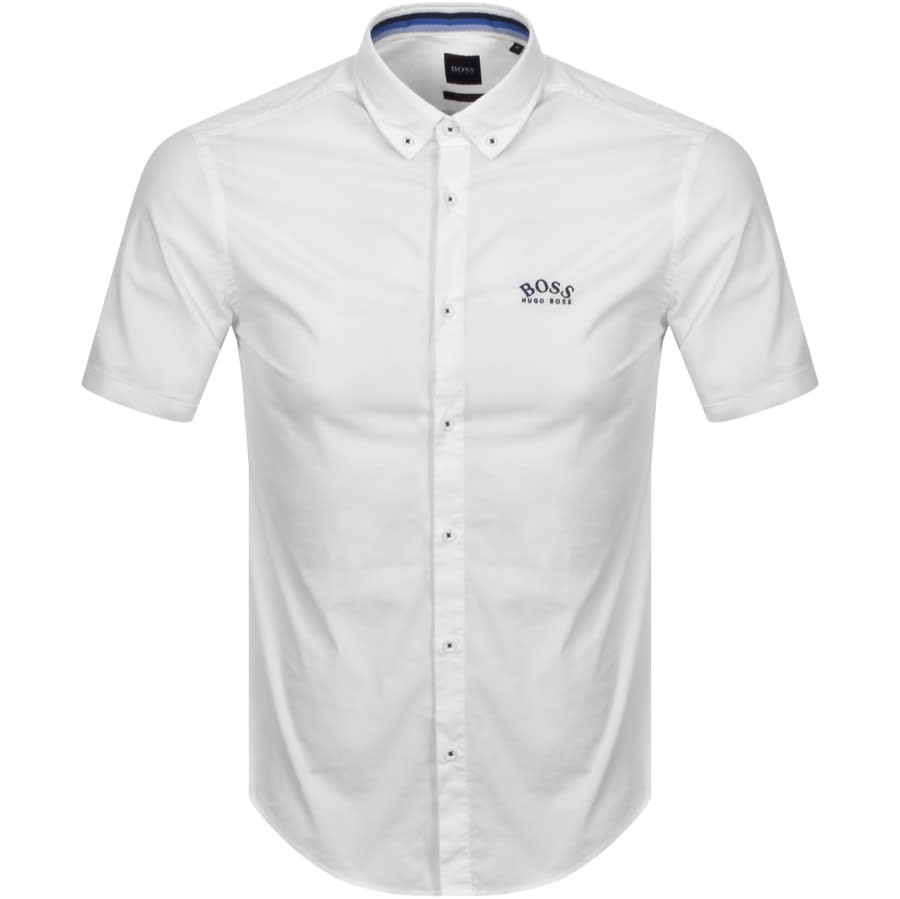 Alternative Image for ProductBOSS Biada R Short Sleeved Shirt White1